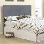 WINN PARK II HEADBOARD Gray Fabric Queen Beds